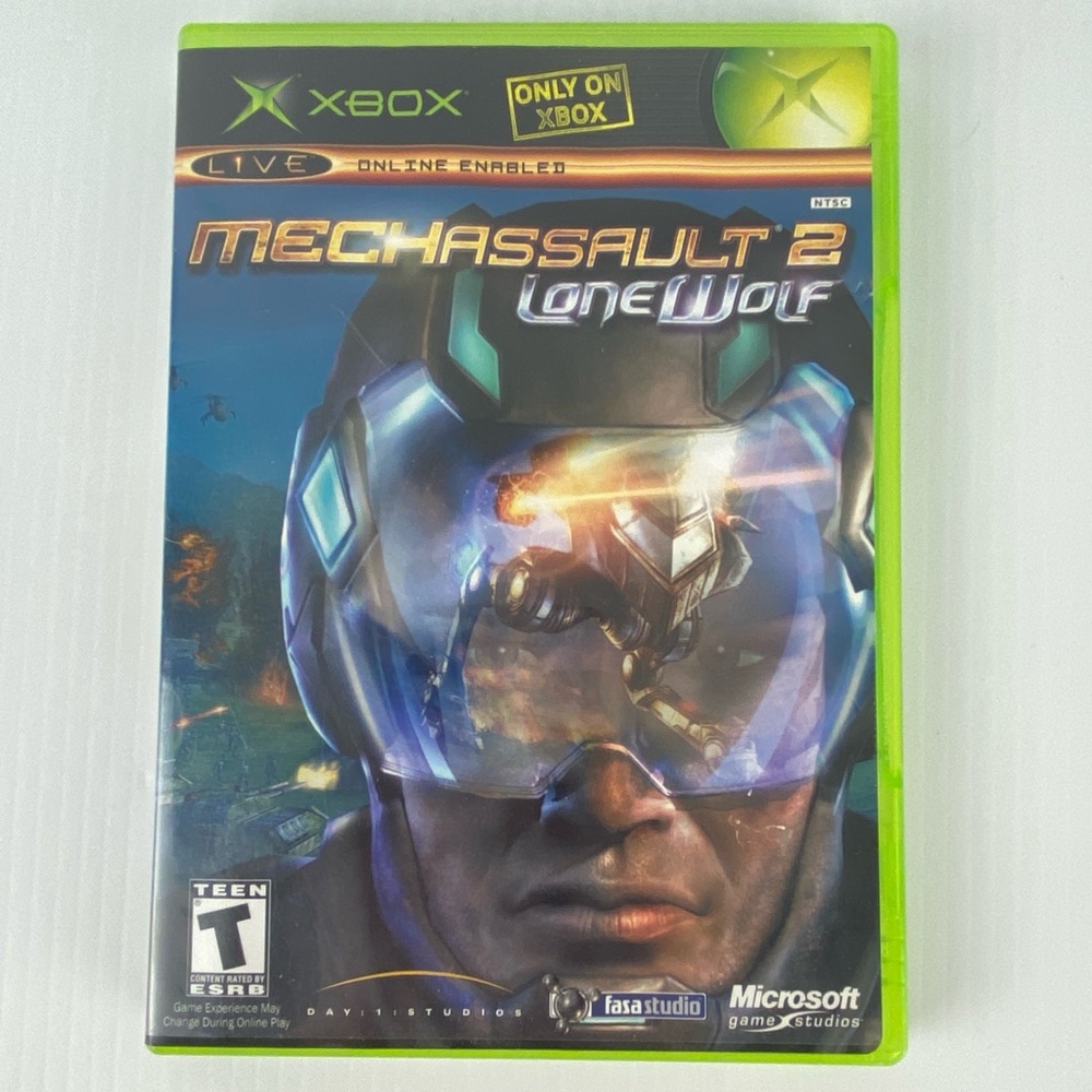 Xbox Game MechAssault 2 Lone Wolf 2004 Video Game